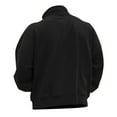 thumbnail image 3 of Vunhao Mens Sweatshirt Quarter Zip, Pullover Collar Casual Plain Mens Pullover Clothing on Sale Black, 3 of 3