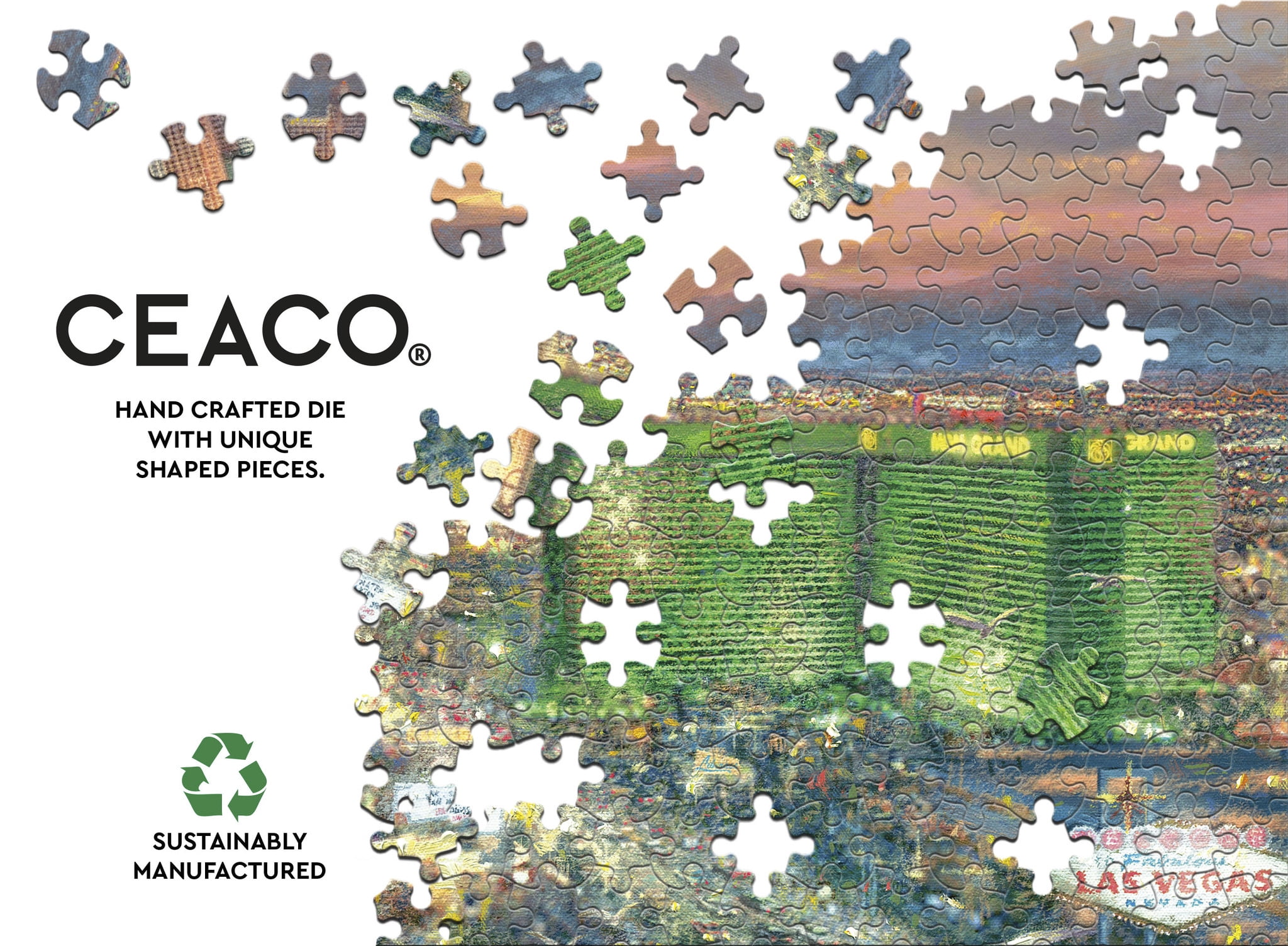 Viva Las Vegas, 1000PC, 1000 THOMAS KINKADE