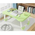 thumbnail image 5 of Mesa para computadora portátil MACHAO Plegable con estante de lectura y fregadero para tazas Verde 60*40*28 cm, 5 of 5