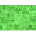 thumbnail image 1 of Ahgly Company Indoor Rectangle Patchwork Green Transitional Area Rugs, 7' x 9', 1 of 1