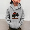 thumbnail image 2 of ibiyuan Boys Hoodies Size 7 Girls Back To School Clothes Little Boys Girls Dinosaur Cars Sweatshirts Long Sleeve Hooded Pullover Toddler Kids Winter Warm Shirt Sweater Tops 3 14Years,Grey,3-4 Years, 2 of 5