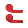 thumbnail image 3 of VR Auriculares Oreja Muffs Muffs Orejeras de silicona Solución de sonido mejorada Equipo de juego Suministros Suministros Reemplazo para Oculus Quest 2 Rojo 2 Piezas kenally EL005860-04, 3 of 7