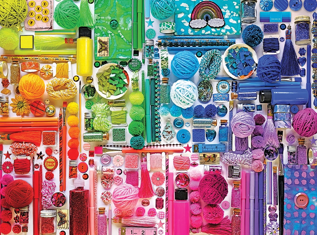 Cra-Z-Art Kodak 1000-Piece Instant Rainbow Jigsaw Puzzle