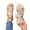Khaki, variant on Womens Slide Sandals Cushion Platform Open Toe Flat Sandals Slip on Lounge Double Adjustable Buckle Slippers for Daily Walking Sky Blue 35(US-5)