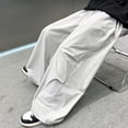 thumbnail image 5 of CONROSES Kids Boys Casual Pants Wide Leg Baggy Pant for Child Solid Elastic Waist Cozy Jogger Trousers with Pockets, 5 of 9