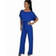 thumbnail image 4 of Womens Jumpsuit Casual Wide Legs Ladies Evening Party Long Playsuit-2025, 4 of 5