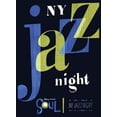 thumbnail image 2 of Girl's Soul NY Jazz Night  Graphic Tee Navy Blue Large, 2 of 4