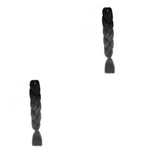 Vogacara Transforme el cabello con extensiones de cabello trenzadas gigantes, color natural, alta similitud con el cabello real B35 B35 2Conjunto
