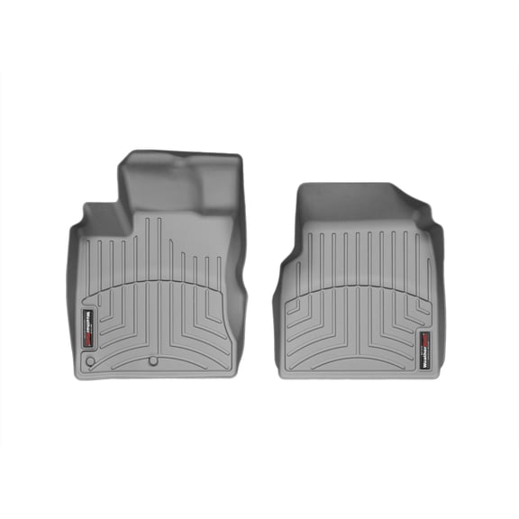 WeatherTech Custom Fit FloorLiners compatible with 2008-2010 Nissan Qashqai - 1st Row (Driver & Passenger), Grey