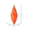 thumbnail image 2 of Vickerman 8" Burnished Orange Matte Swirl Finial Ornament, Pack of 6, 2 of 3