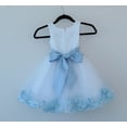 thumbnail image 2 of Ekidsbridal White Wedding Pageant Floral Lace Bodice Rose Petal Tulle Flower Girl Dress for Toddlers Ceremony Formal Evening Gown 165s 12, 2 of 3