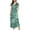 Green womens dresses, variant on Wycnly Formal Dresses for Women Beach Plus Size Hem Swing Tunic Pocket Long Sun Dress V-Neck Short Sleeve Floral Print Summer Maxi Dresses Blue XXXL Clothes