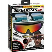 Bell+Howell Flexible Durable Unisex HD Polarized Outdoor Sunglasses, Black