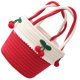 thumbnail image 5 of Cesta de cuerda de algodón con asa, versátil, para bolso de mano, cesta para guardar artículos diversos, 5 of 5