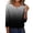 Gray, variant on WRKEKC Long Sleeve T-Shirts for Women Solid Color Crew Neck 3/4 Sleeves T-Shirt with Button Detail Loose Fit Casual Fall Winter Top