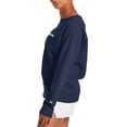 thumbnail image 3 of Champion Women's Powerblend Graphic Fleece Boyfriend Crewneck Sweatshirt, 3 of 5