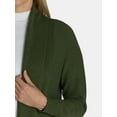 thumbnail image 2 of Time and Tru Women's and Women’s Plus Duster Cardigan Sweater, Midweight, Sizes XS-4X, 2 of 5