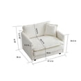 thumbnail image 3 of 6 - Seat Sofa Set, Soft Chenille Fabric | Fits Living Spaces, Ensures Comfortable Seating, 3 of 5