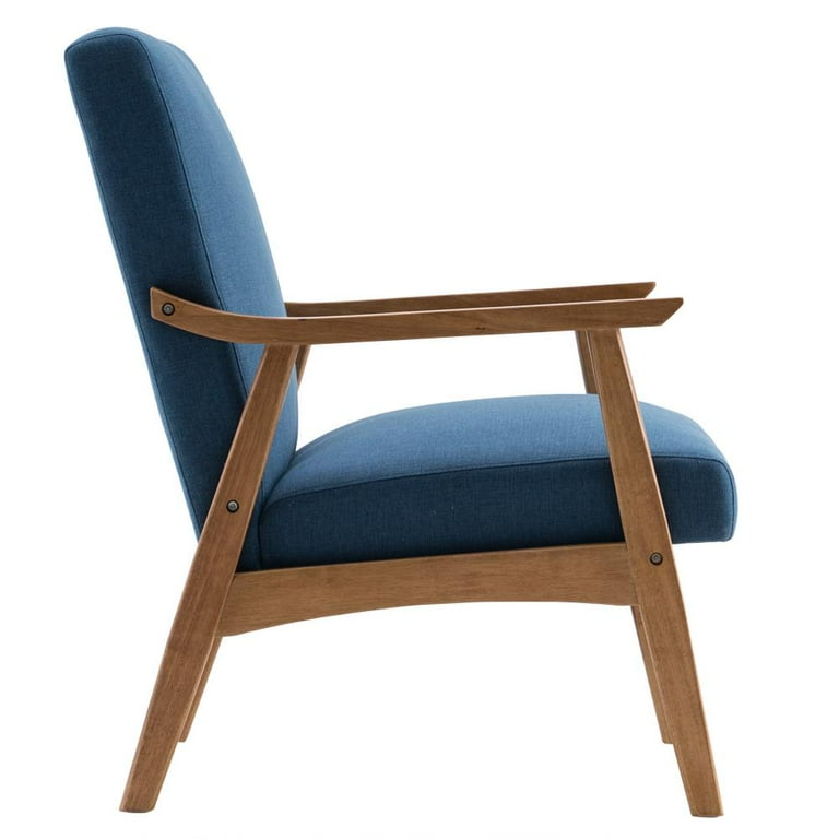 Navy mid century on sale modern chair