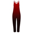 thumbnail image 3 of YUNAFFT 2024 Summer New Style Women Pencil Overalls Sleeveless Jumpsuits Loose Solid Color Suspender Comfy Baggy Rompers with Pockets, 3 of 4