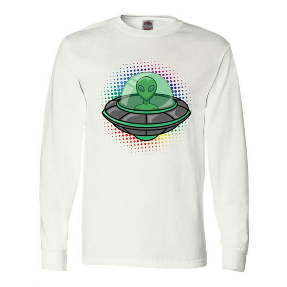 Inktastic Spaceship Funny Alien Outer Space Long Sleeve T-Shirt