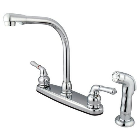 Design Magellan Centerset - Kingston Brass Magellan Centerset Double Handle Kitchen Faucet