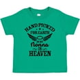 thumbnail image 3 of Inktastic Handpicked for Earth By My Nonna in Heaven with Angel Wings Boys or Girls Toddler T-Shirt, 3 of 5