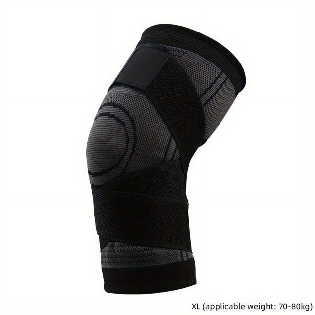 YOPTOP Get Back In The Game With Knee Protection Brace Compression Sleeve & Pad,Black Strap Style,XL
