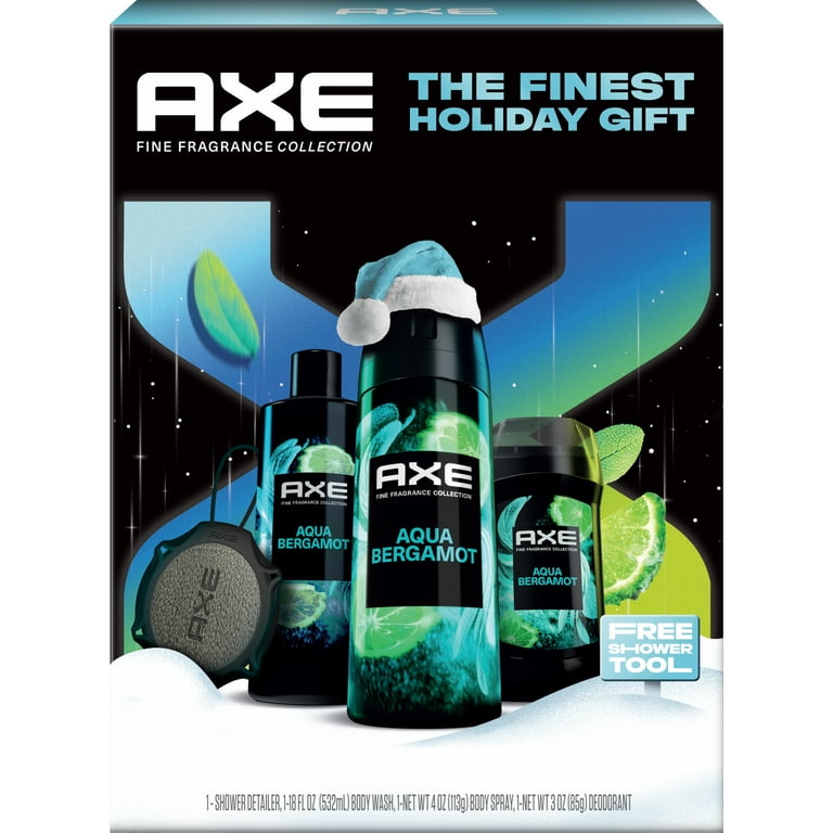 Axe Men's Gift Set Body Wash Deodorant Spray Antiperspirant