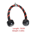 thumbnail image 4 of Cuerda de tracción de doble cabeza para entrenamiento de bíceps, accesorios de gimnasio, mango de tracción facial de cuerda de presión inferior para tríceps de una sola cabeza y doble cabeza, 4 of 5
