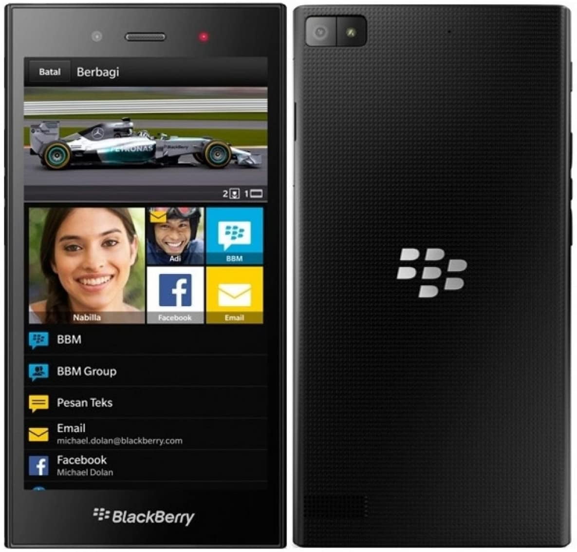 Pack of 25 UNITS BlackBerry Z3 STJ1001 GSM Unlocked Smartphone Handset Only Black