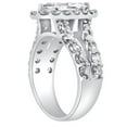 thumbnail image 2 of Pompeii 2 1/2ct Marquise Diamond Halo Lab Grown Engagement Ring 14k White Gold, 2 of 3