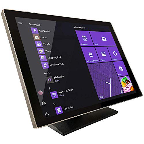 23.6" Capacitive LED Backlit Multi-Touch HDMI VGA Monitor with 16:9 Display 1920 x 1080, True Flat Seamless Design Touchscreen, Great for Office, POS, Retail, Restaurant…