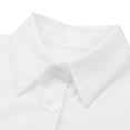 thumbnail image 4 of Blotona Woman Sexy Solid Color Shirt Dress Lapel Long Sleeve Pleated Single-Breasted Mini Dress Female Ladies Spring One-Piece Clothing, 4 of 8