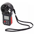 thumbnail image 1 of Anemómetro digital 866B para medir la velocidad del viento, la temperatura y la sensación térmica con luz de fondo y valores máximos y mínimos, 1 of 5