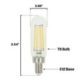 thumbnail image 2 of Westinghouse 5335020 Pack Of (6) 5 Watt Dimmable T8 Candelabra (E12) Led Bulbs- 600, 2 of 7