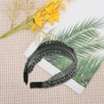 thumbnail image 6 of Unique Bargains 1 Pc Flower Pattern Lace Headband 5.91"x4.33" Silver Tone, 6 of 6