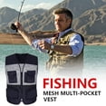 thumbnail image 3 of Neries Chaqueta de pesca de verano con bolsillos delanteros Tamaño múltiple CHEIST CHAIST CHAISTWEAT Hombre ropa exterior Chalecos ACCESORIOS DE JUEGOS OUTTROS ACCESORIOS DE NAVY / XL sidaley OD003201-26, 3 of 7