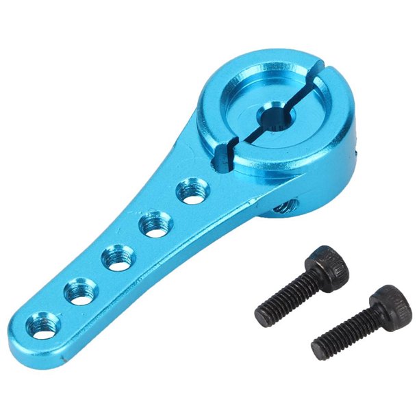 Reemplazo para 1/10 1/8 1/5 Scale Truggy RC car 25 dientes Servo de dirección Brazo de aleación de aluminio Vogacara FN0178-01