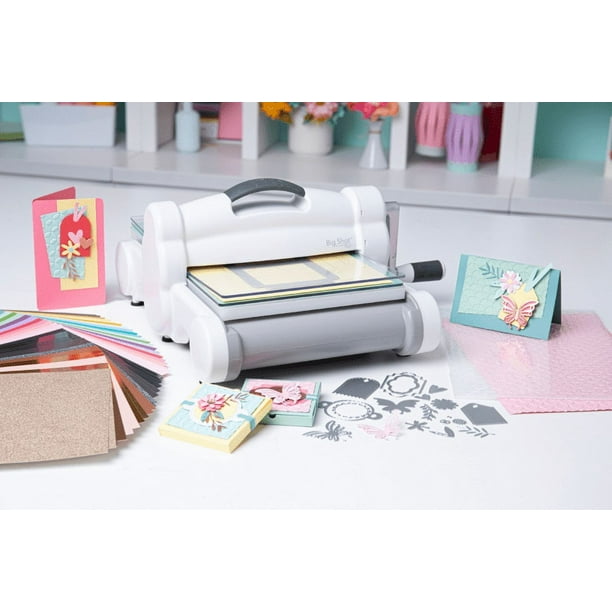 Sizzix Big Shot Plus Starter Kit - Machine, Cutting Tools, Texture