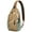 Starry Night S, variant on Tribal Style Sling Backpack for Women Men, Artistic Ink Style Lightweight Travel Crossbody Bag for Hiking Outdoors