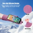 thumbnail image 4 of Senker 3 Pieces Winter Hat Gloves Scarf Set, Knit Beanie Neck Warmer Touch Screen Mittens, 4 of 5