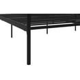 Novogratz Marion Metal Canopy Platform Bed Frame, Queen, Black