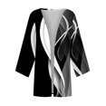 thumbnail image 2 of Robe à Manches Longues pour Femmes, Cardigan Ouvert en Chiffon Doux pour Soirée, 2 of 8