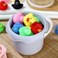 thumbnail image 3 of Pato de goma, juguetes de baño, 50 piezas, mini patos, fiesta de cumpleaños para niños, baby shower Feliz Sencillez, 3 of 5