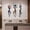TY6454-01, variant on HELLOYOUNG 3pcs 17.7in African Girl Dancing Wall Decor, Ethnic Style Black Girl Mural Art for Bedroom Living Room, Hanging Ornament for Halloween Christmas New Year Gift