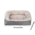 thumbnail image 3 of JoyMoreToys Pet Bed Mat, Plush Pet Pad for Indoor Pets, Washable, Soft Cozy Autumn Winter Thermal Pet Bed Snooze Sleeping for Kittens Puppies Rabbits, 3 of 6