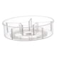 thumbnail image 3 of Organizador de cocina giratorio, contenedor de almacenamiento transparente, contenedor de alimentos, soporte para cosméticos, versátil para café, Estilo D, 3 of 8