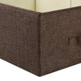 thumbnail image 2 of Storage Basket Linen Foldable Washable Clothes Storage Cube Storage Organizer, 2 of 10