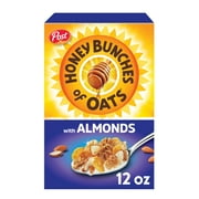 Post Honey Bunches of Oats with Almonds Breakfast Cereal, 12 oz Box